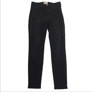 McGuire skinny side hole denim stretch jeans 26